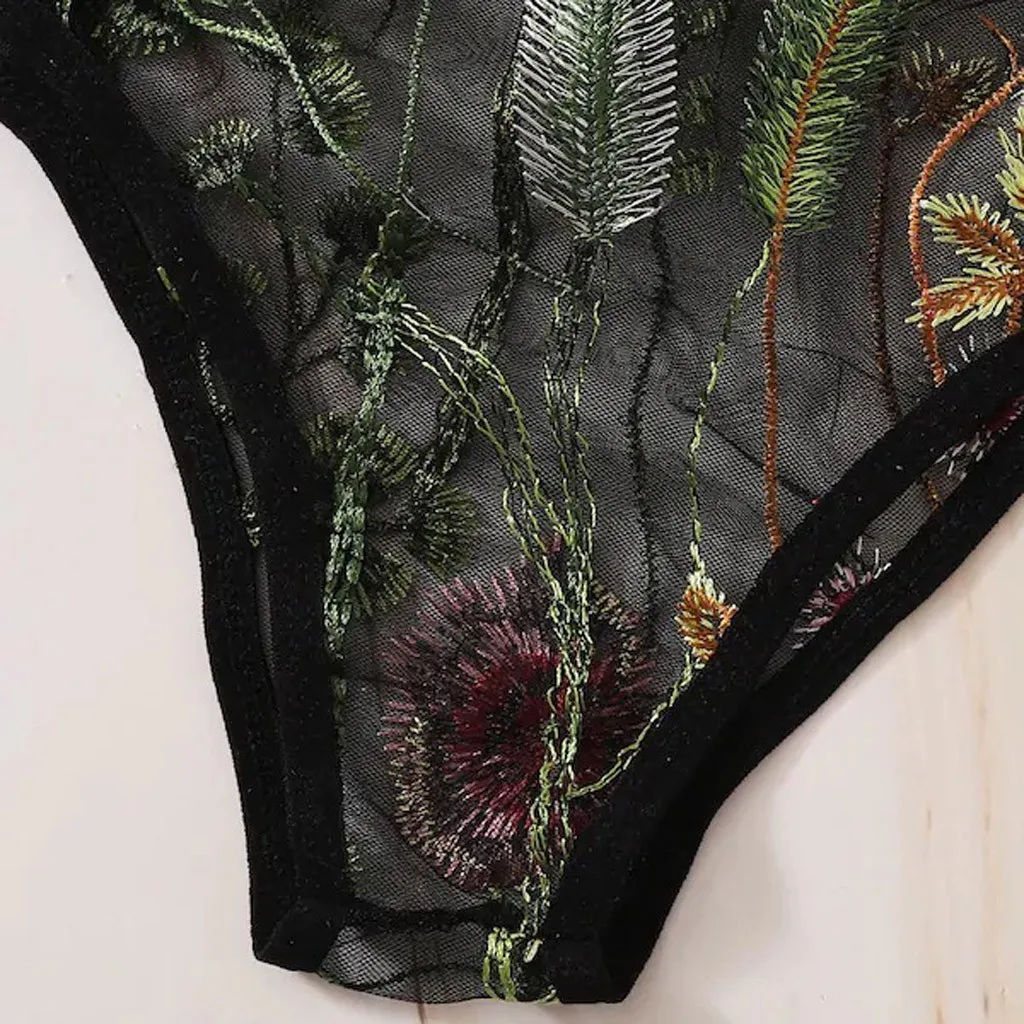 Комплект модных бюстгалтеров женское нижнее белье с v-образным вырезом цветочной