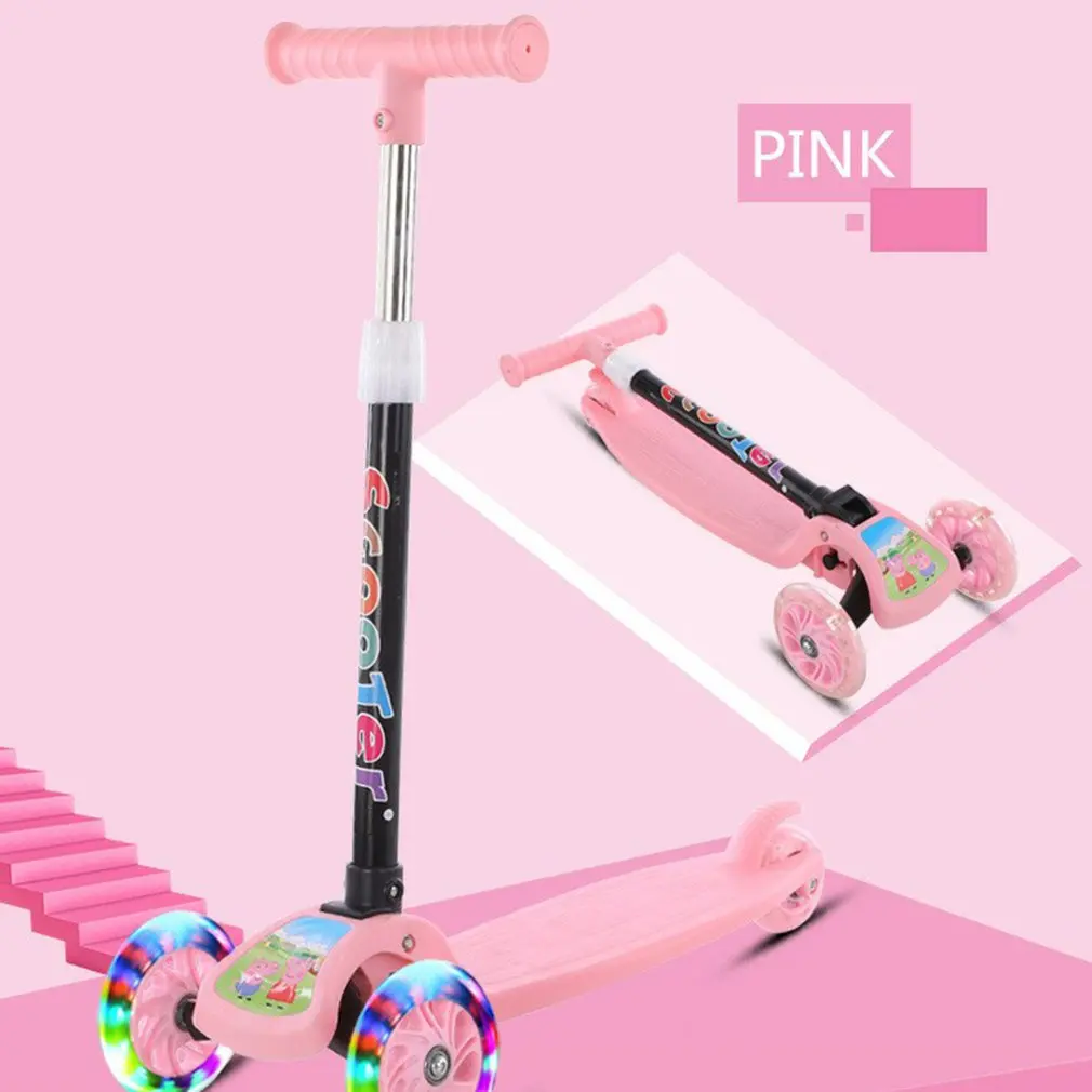 Детский трехколесный скутер T Bar балансировка езды самокат со - Цена: 267.09