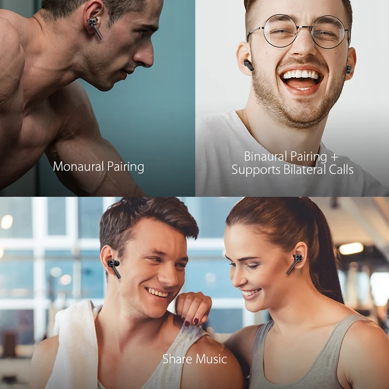 Беспроводные наушники BlitzWolf BW FYE6 TWS bluetooth 5 0 Графеновый цифровой дисплей сенсорное