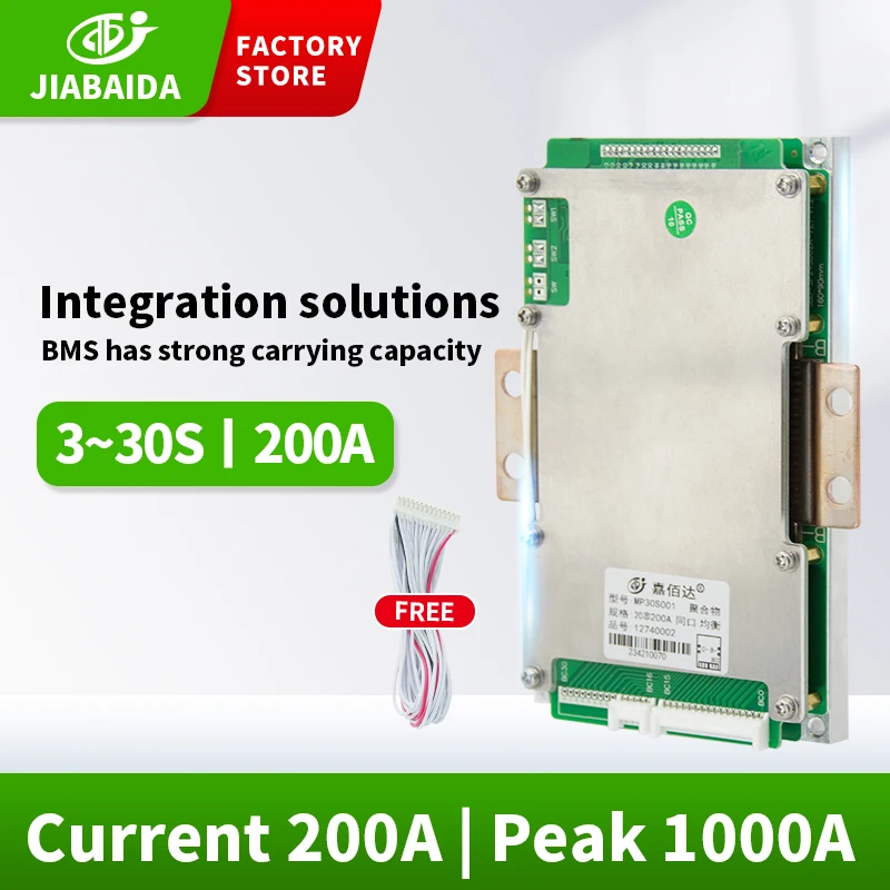 JBD 12V Bms 4S Lifepo4 200A 3S 6S 7S 8S 11S 12S 13S 14S 15S 16S 17S 18S 20S 21S 24S 30S защита наборы литиевых батарей |