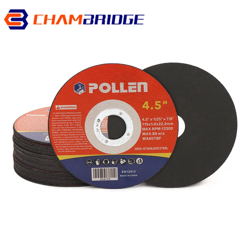 Металлические режущие диски из нержавеющей стали 115 мм отрезанные колеса