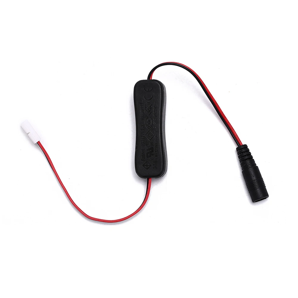 10 шт./лот переключатель светодиодной ленты вкл./выкл. с гнездовым кабелем питания
