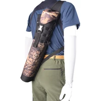competitive shoulder back cylindrical quiver oxford cloth camouflage carried tactical quiver bow slingshot hunting archery bag
