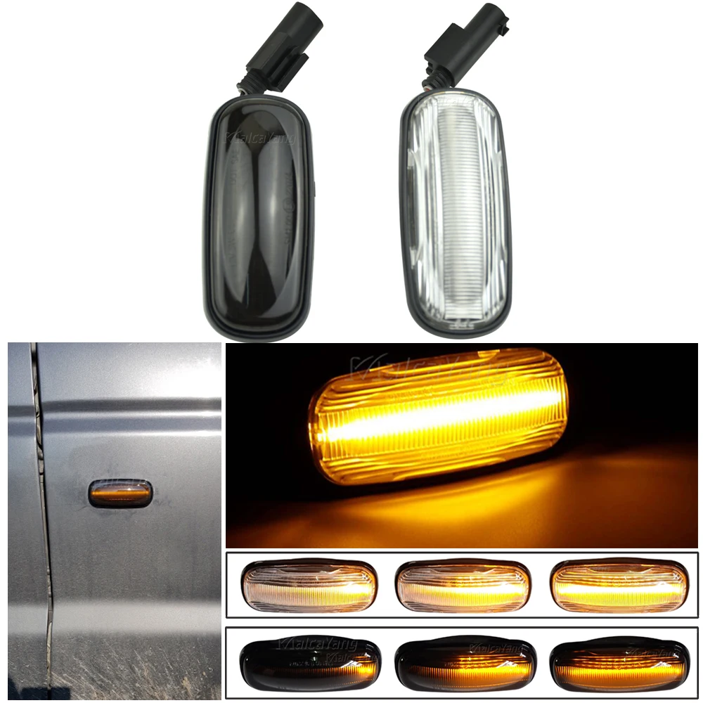 2 шт. динамический сигнал поворота светодиодный боковой габаритный фонарь для Land
