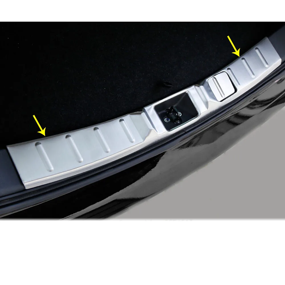 Внутренняя Автомобильная Накладка заднего бампера из нержавеющей стали рамка