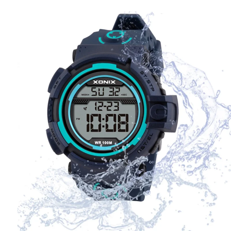 

Digital Men Sport Watch 100M Waterproof Wristwatch Professional Swimming Watch Electronic Japanese Movement Relogios Masculino