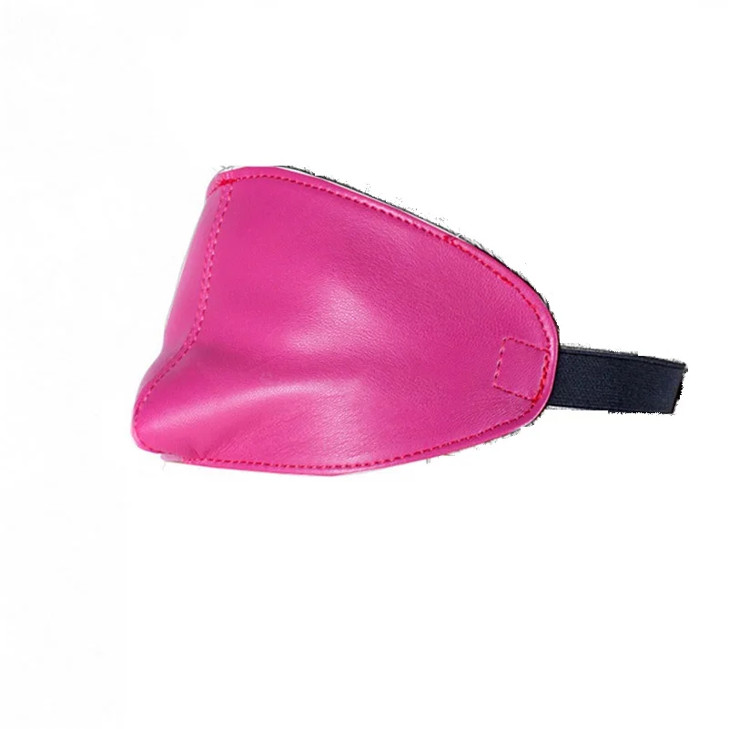 Косплей кожаная накладка для носа глазная маска взрослых БДСМ бондаж фиксаторы