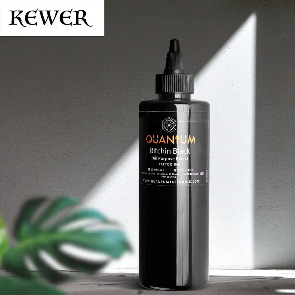 

1PCS 236ML Tattoo Ink Quantum Dream Black Tattoo Pigments Permanent Makeup Pigment Secant Totem Tattoo Supplies Equipment