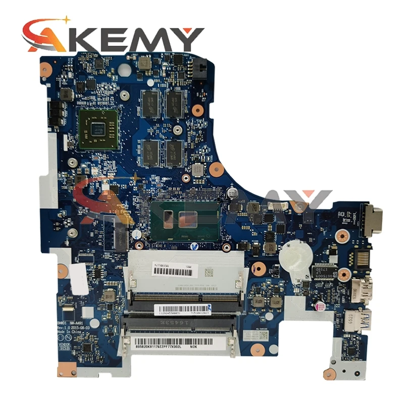 Verkaufen Für Lenovo Ideapad 300-17isk B71-80 Computador Portátil Placa-mãe NM-A491 Cpu I3 6100u Gpu R5-M330 100% Teste Ok