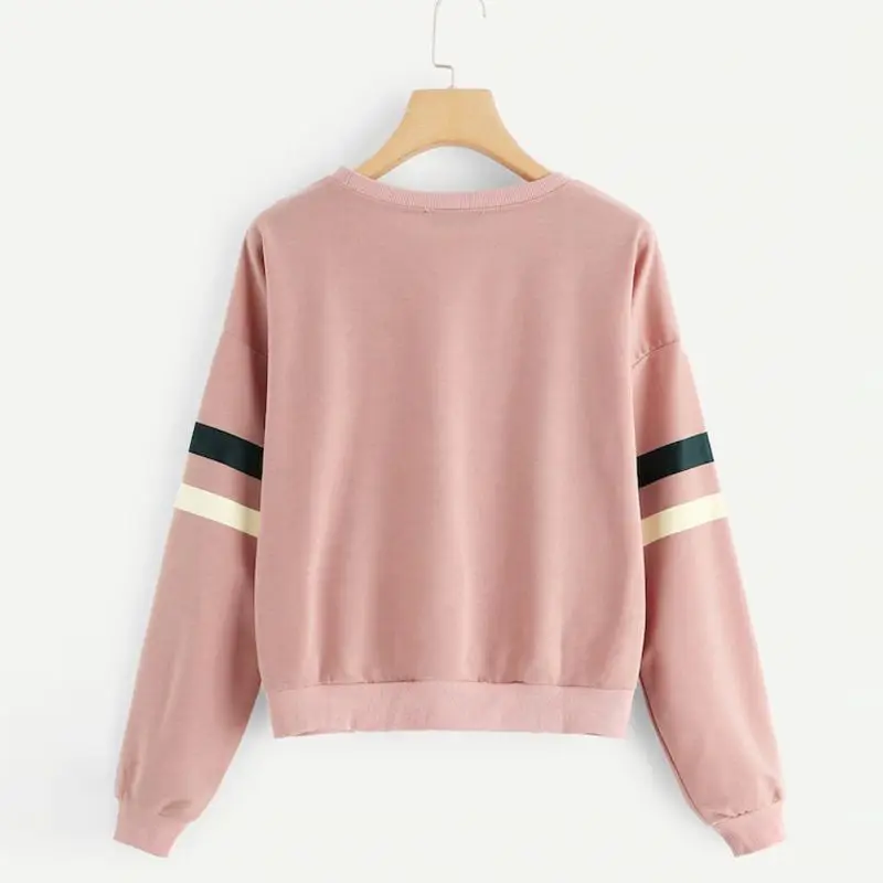 Женский Осенний пуловер с длинным рукавом и круглым вырезом | Женская одежда