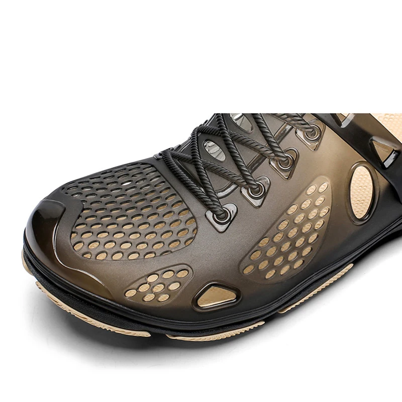 GRITION/мужские сандалии быстросохнущие повседневные резиновые сабо Мужская обувь