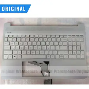 New Original Top Cover Upper Case for Hp 15-DY Palmrest With Non-backlit Keyboard M17184-001 Sliver