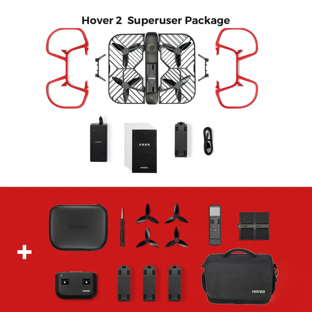 Hover 2 камера паспорт самолетающий Дрон 4k Профессиональное видео 1080P автослежение