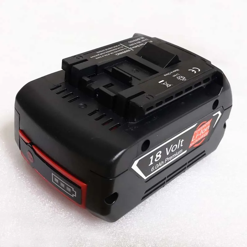 US 18V 6000 мА/ч, Перезаряжаемые Li-Ion Батарея пакет для BOSCH электродрель отвертка BAT609 BAT609G BAT618 BAT618G