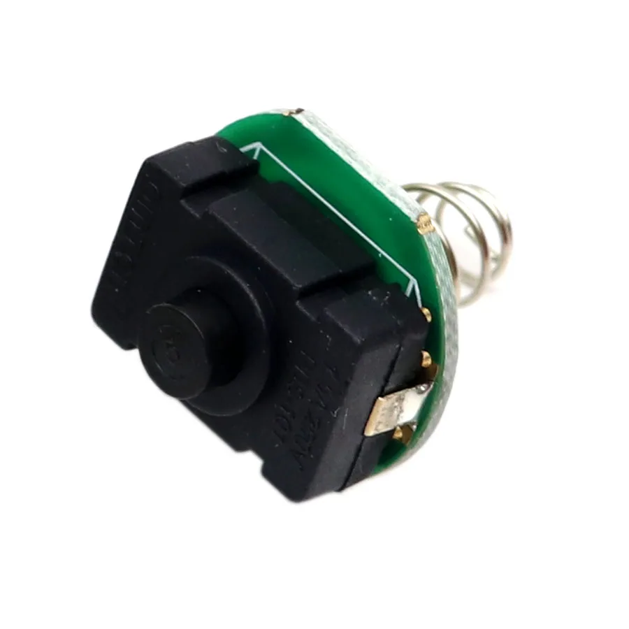 1 шт. 20 мм кнопка переключения фонарика Сделай Сам часть клик переключатель для C8