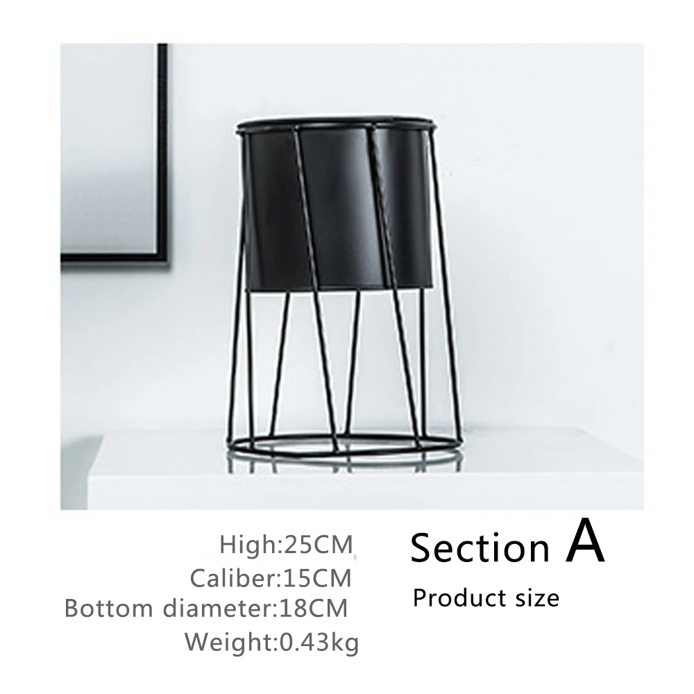 Нордическая Современная железная стойка для цветов Пергола геометрический