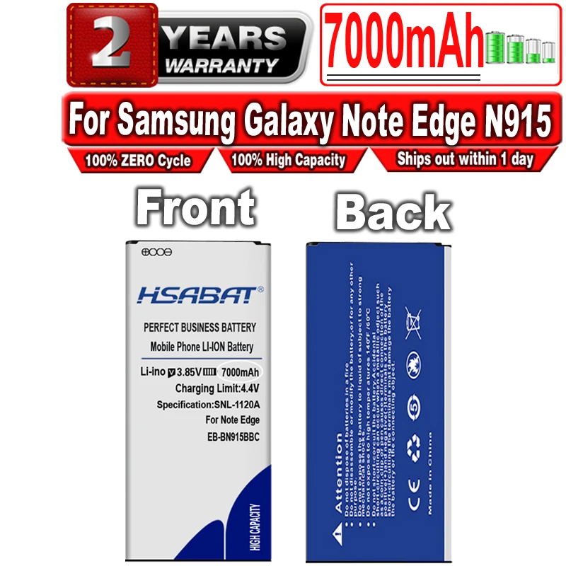 Аккумулятор HSABAT B800BC для Samsung Galaxy Note 3 4 5 8 EB-BN910BBE EB-BN920ABE EB-BN950ABE 4400-8400 мАч | Мобильные