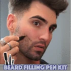 Набор для бороды, многофункциональная ручка для наполнения бороды, водонепроницаемая щетка для бороды, инструмент для гравировки волос в салоне, стайлинга и придания формы, Прямая поставка