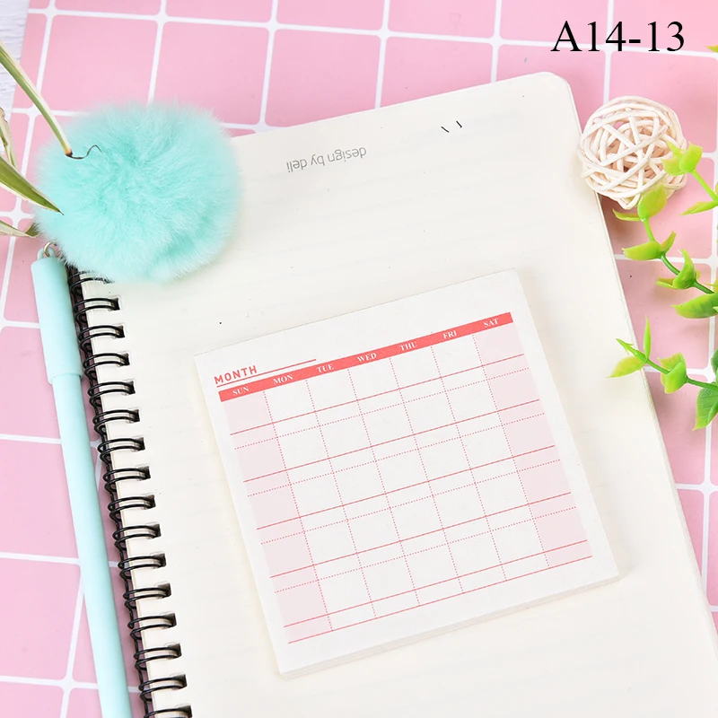 

Memo Pads Desk Checklist Planning Paper Office Diary Planner Stickers Memory Crads