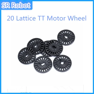 10 unids/lote velocidad del Motor codificador 20 enrejado TT rueda de placa Digital lamp high prec1200 chasis d|Детали и аксессуары|