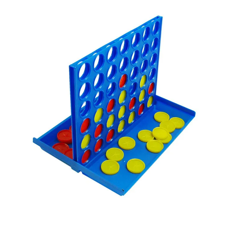 

Connect 4 In Line Board Fun for Bingo Game Baby Toy Foldable Montessoro Educational Kids Math Toys for Childrenl Gift