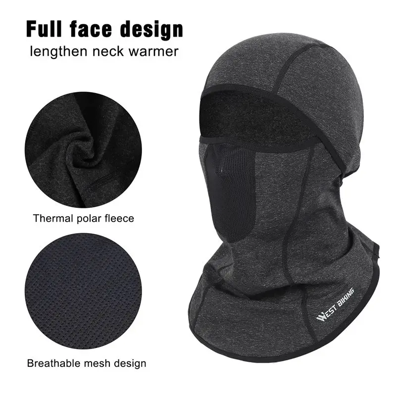 Winter Breathable Mask Riding Hood Wind And Cold Protection Face Outdoor Warm Mask