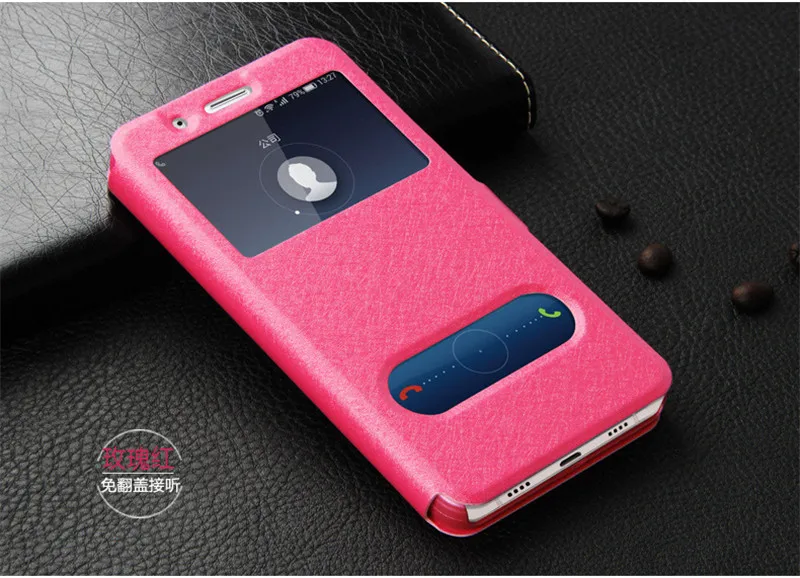 Rose Red Классический кожаный роскошный чехол с окошком для фронтального экрана из искусственной кожи с откидной крышкой чехол для samsung Galaxy J3 J5 J7 J1 J2 J3 J5 J8 J6 j4 plus Prime - Цвет: Rose Red
