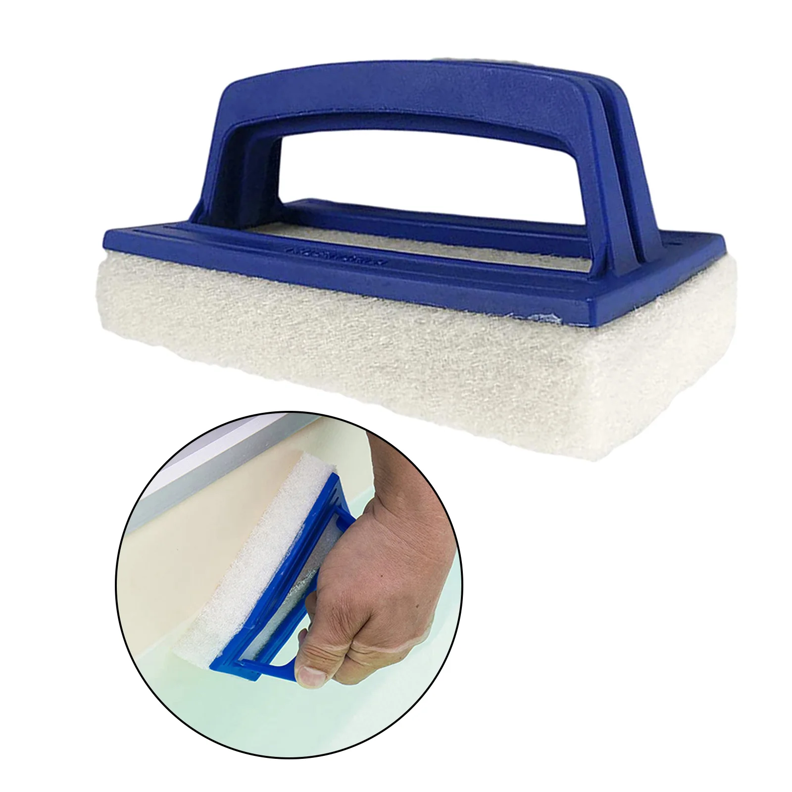 

Household Swimming Pool Scrubber Spa Scrubbing Cleaning Brush, Pool Step & Corner Brush Cleaning Tool