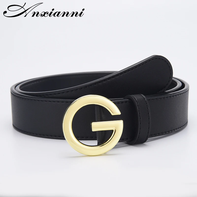 Мужской брендовый ремень с пряжкой G Роскошный дизайнерский из натуральной