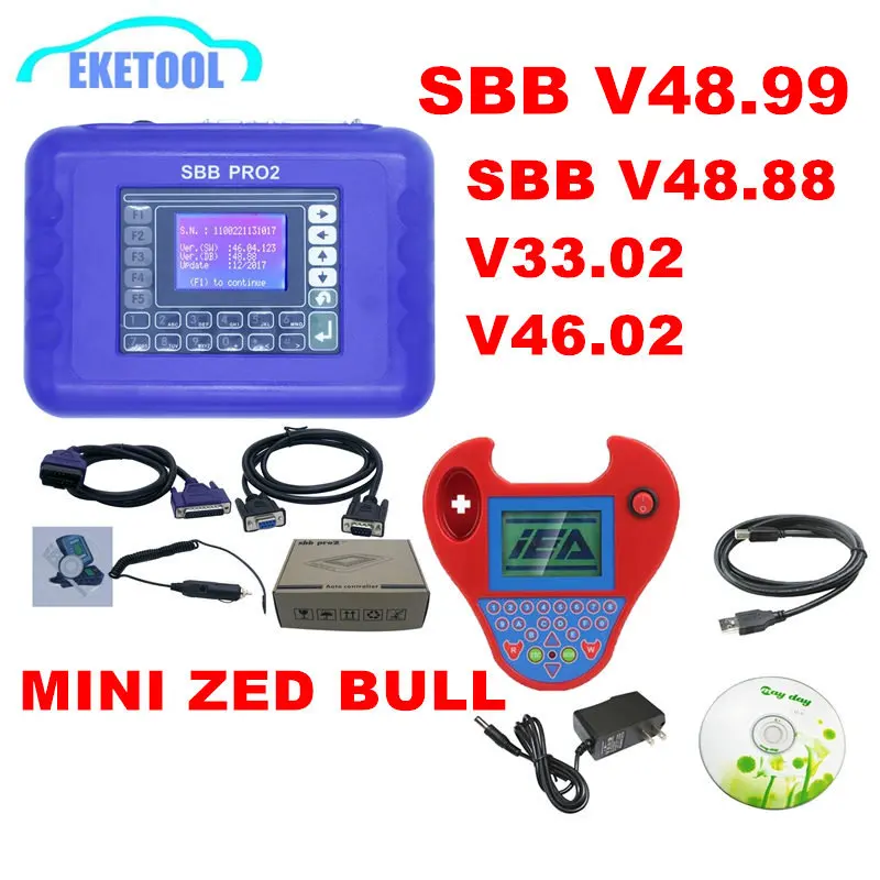 Лучшее качество Silca SBB V48.99 V48.88 V46.02 V33.02 работает мульти-бренд автомобиля SBB транспондер ключ программист мульти-язык