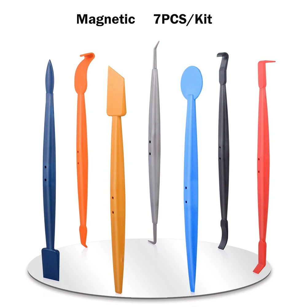 Набор инструментов EHDIS 7 шт. скребок с микромагнитом из углеродного волокна