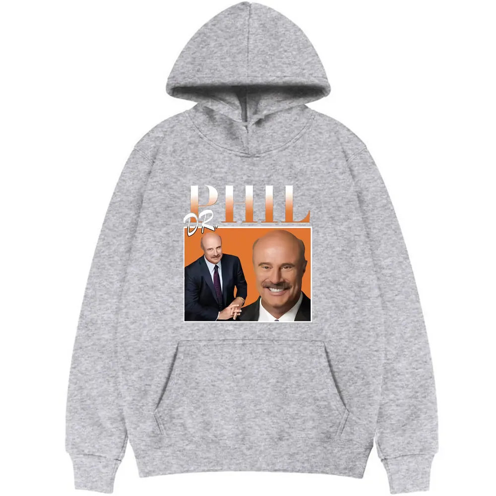 

Dr Phil Hoodie Harajuku Print Clothes Men Women Unisex Oversized Hip Hop Sweatshirt Funny Tops Man Trendy Style Hooded Tracksuit