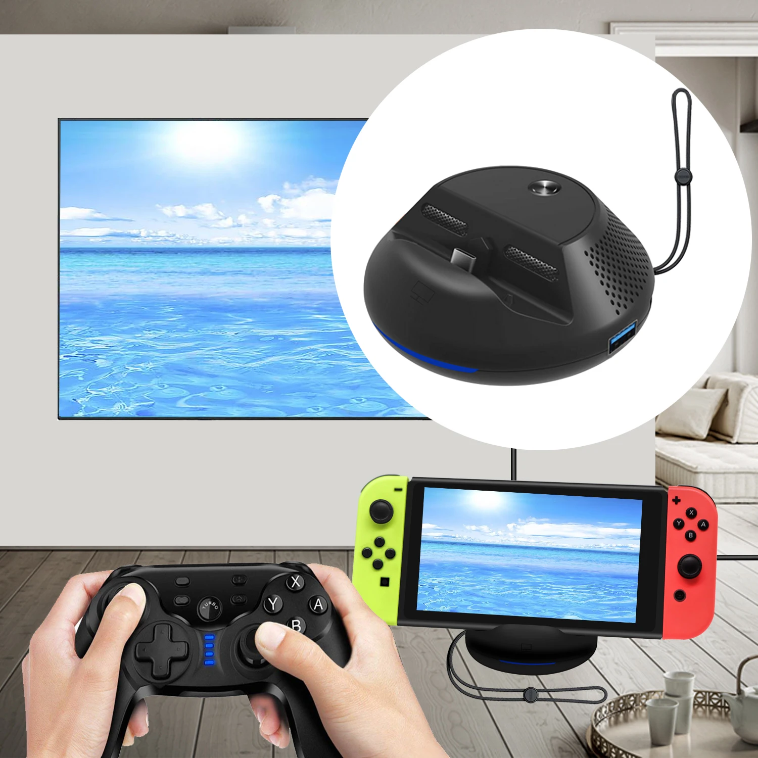 Док станция Bevigac с USB портом HDML для Nintendo|Запасные части| |