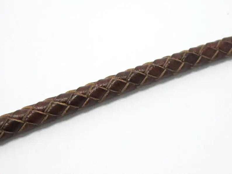 5 мм круглый кожаный шнур плетеные Проблемные кожаные полоски|Ювелирная
