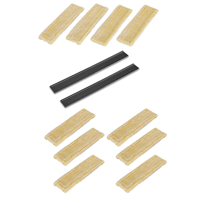 

2 Set For Karcher WV2 WV5 2.633-130.0 Microfiber Mop Scraper Set Replacement Accessory