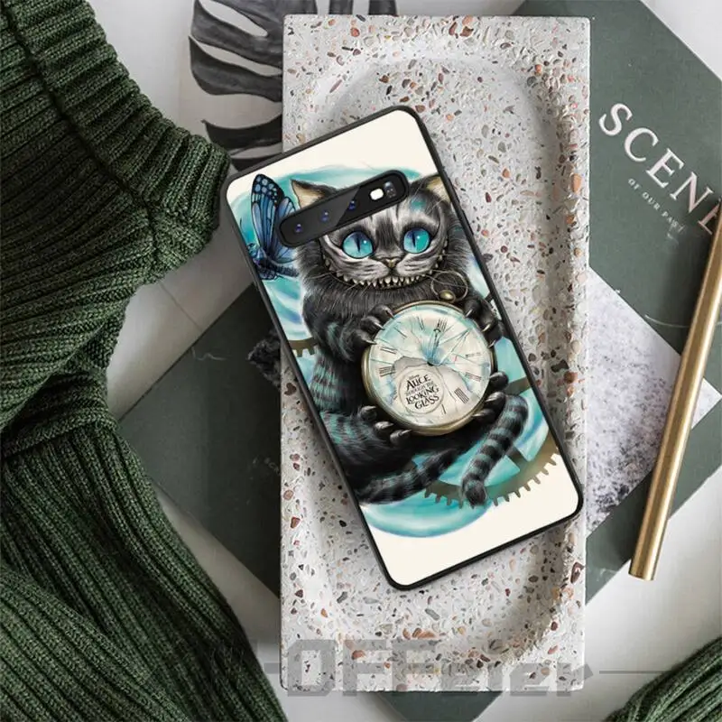 Чехол с Чеширским котом Alice Wonderland Чехлы чехол для samsung galaxy A10 A20 A30S A40 A50 A51 A70 A71 note 8 9 10