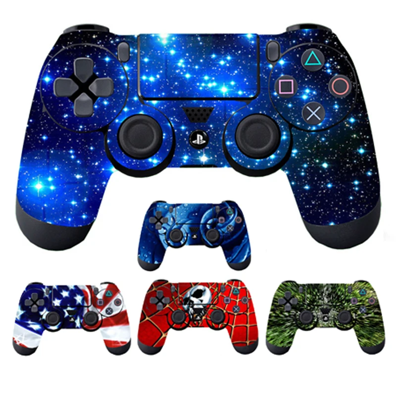 Виниловые наклейки для контроллера PS4 противоскользящая защитная накладка декор