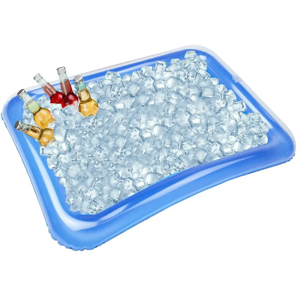 Hot New 4 PCS Inflatable Beach Mat Sand Table Creative PVC Space Cup Holder Air Mattress Pool Water Food Drink | Дом и сад