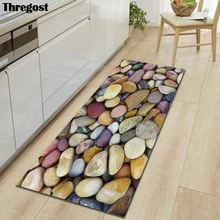 Длинные коврики из микрофибры впитывающий кухонный ковер с 3D