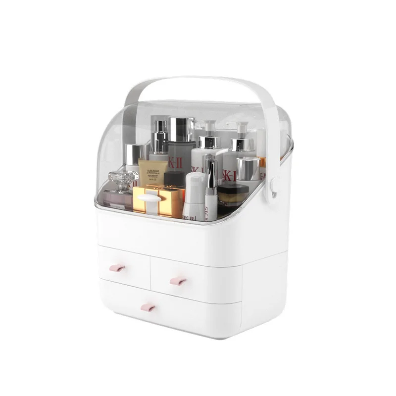 

Cosmetic Storage Box Makeup Organizer Drawer Large Capacity Jewelry Nail Polish Makeup Container Portable Cosmetic Organizer Box