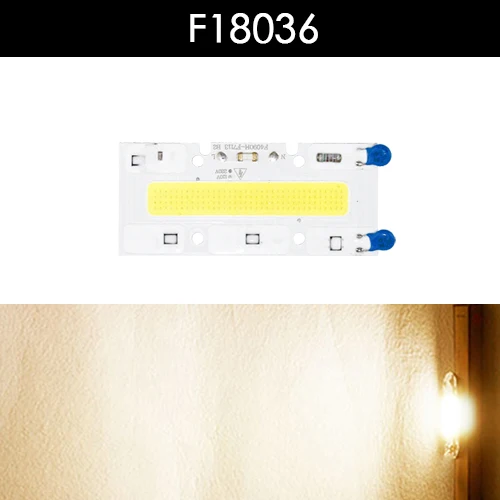 Warm white F18036 Светодиодный COB Чип-светильник интегрированный 3W 5 Вт 7 Вт 10 Вт 20 Вт 30 Вт 50 Вт 100 Вт 150 Вт 220 В 110 В Y32 Смарт IC бисера без водителя DIY прожектор - Испускаемый цвет: Warm white F18036