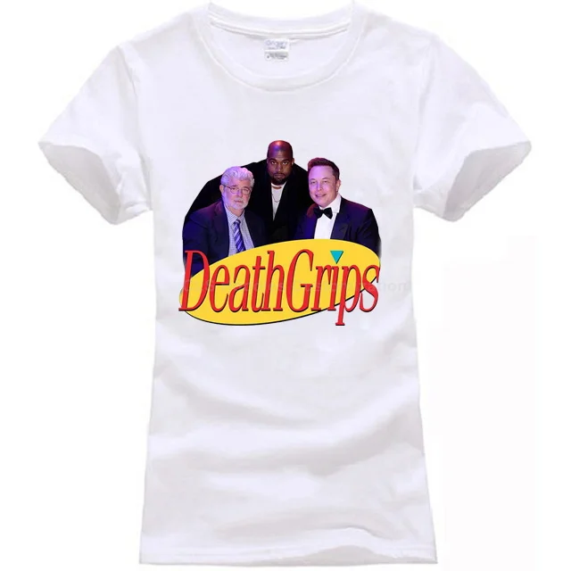 Women white Seinfeld Death Grips Футболка спортивная серая хлопковая Мужская US поставщик крутая Повседневная pride Футболка Мужская Унисекс модная футболка - Цвет: Women white