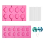 Милый цветок круглые силиконовые формы для леденцов желе и конфеты формы торта различные формы для выпечки украшения формы силиконовая форма для выпечки