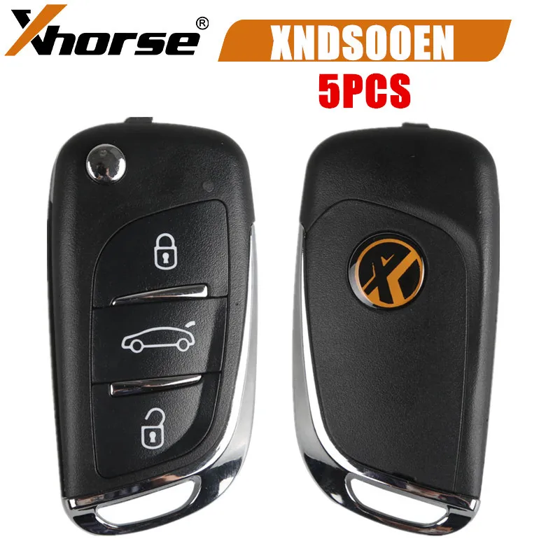 

5 шт. XHORSE XNDS00EN XN002 DS стиль беспроводной универсальный дистанционный ключ 3 кнопки
