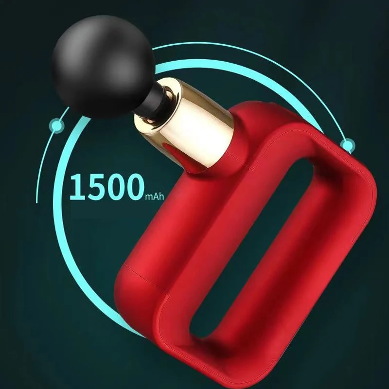 

Перкуссионный массажный пистолет для мышц, ручной терапевтический релаксатор для глубокой релаксации мышц, мини-пистолет для массажа тела