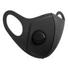 Многоразовая черная маска для рта, унисекс, уличная защитная маска для лица, маска, закрывающая рот