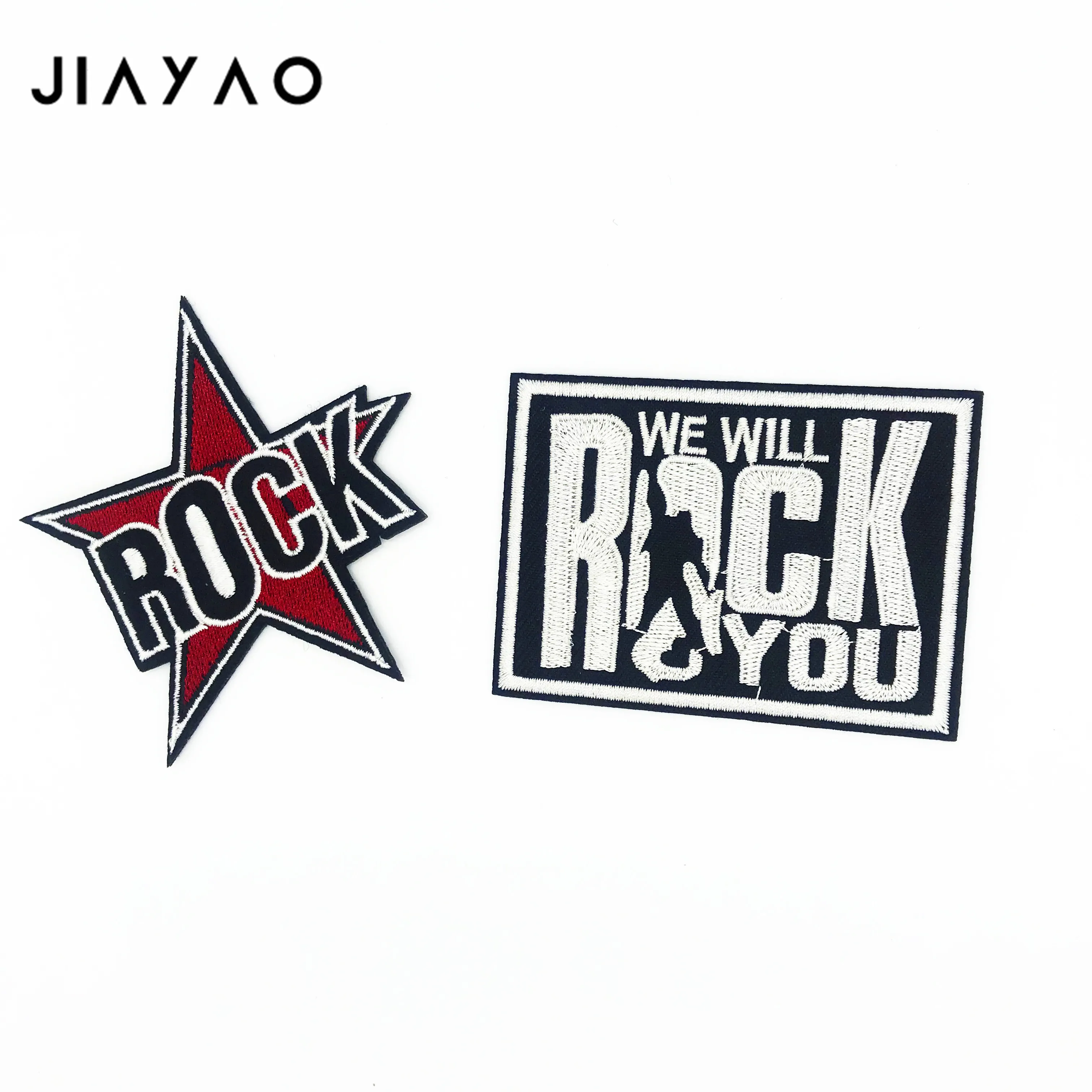 Embroidered patch rock style badge ironing sewing clothes on stickers DIY clothing accessories badges patches | Дом и сад