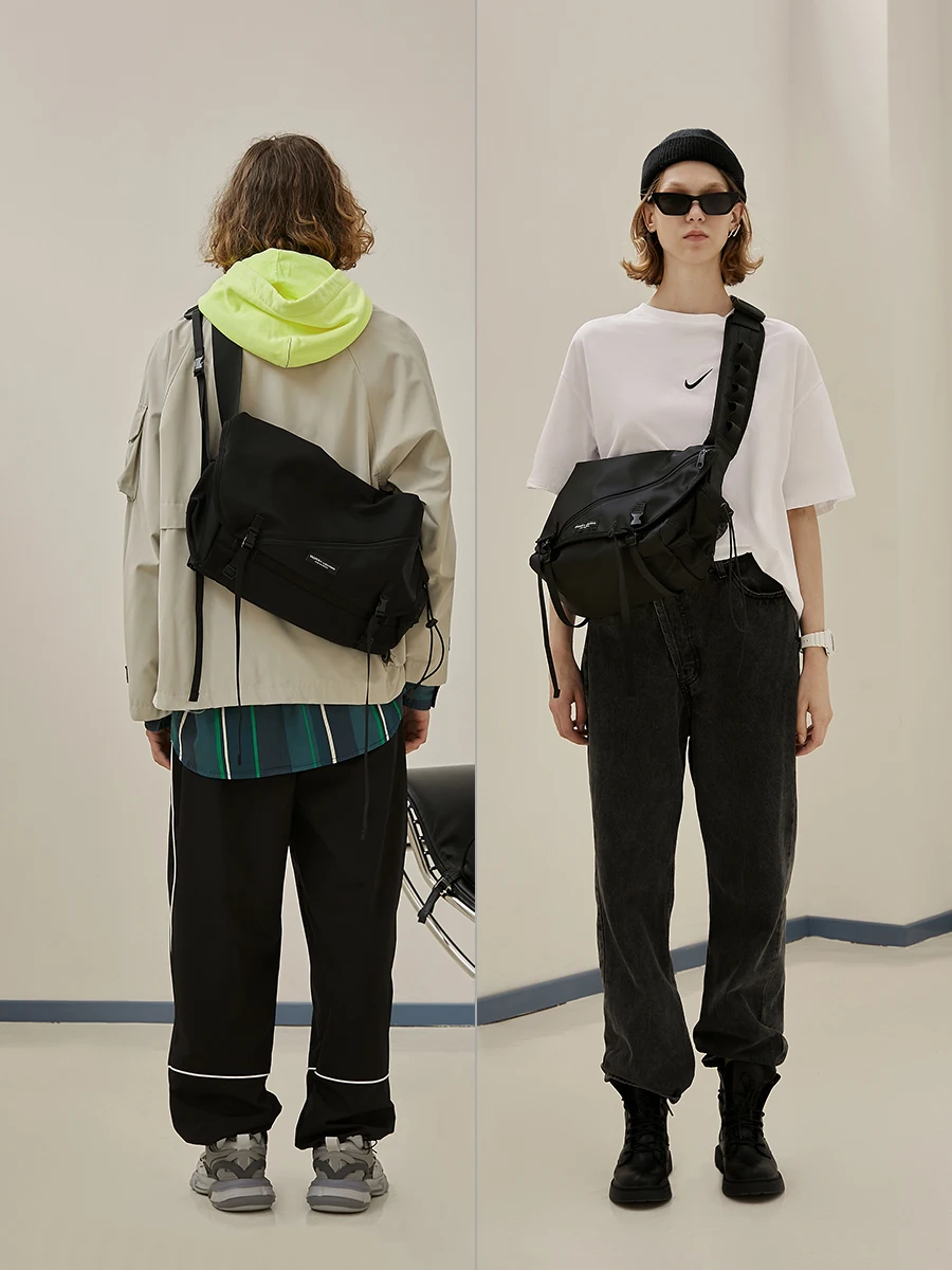 Sports Backpack Shoulder Bag Crossbody Bag Men Messenger Bag Working Style Bag Shoulder Bag Celebrity Same Style Bag