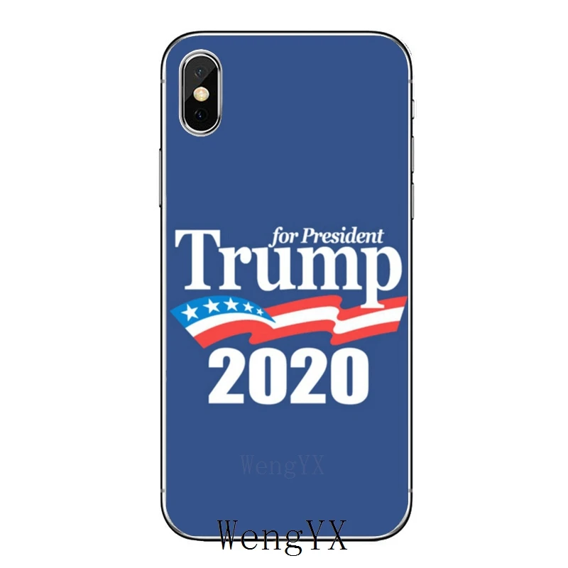 Чехол для iPhone 11 pro XR X XS Max 8 7 6s plus SE 5s 5c iPod Touch 5 6 форма корпуса Президент Трамп 2020 |