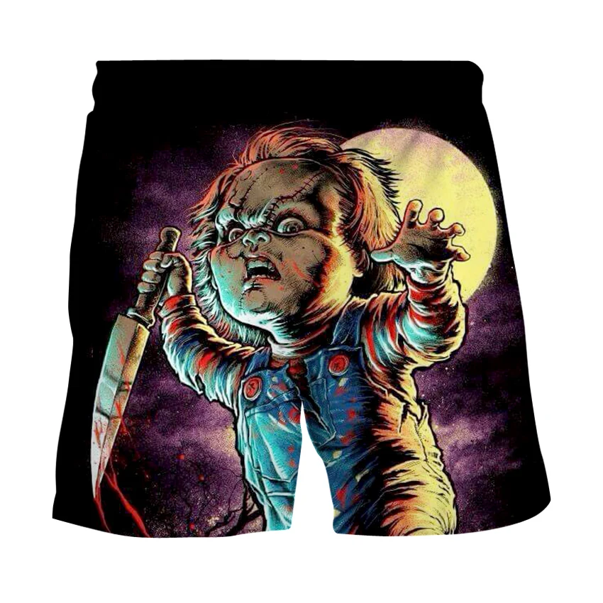 

Summer 3D Print Fashion HAHA Joker Short Pants Funny Why So Serious Smile Face Men/Women Loose Size Short Novelty Board Shorts